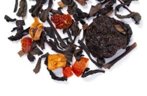 Alternative view of cherry marzipan oolong