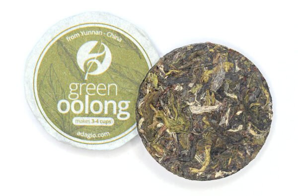 green oolong tealeaf cakes - Image 2